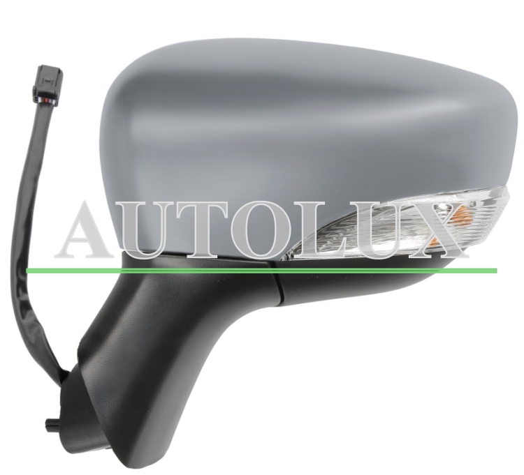 Espejo retrovisor renault captur 2013-2017 electrico / termico / piloto intermitente / abatible electricamente / imprimado / izquierdo.  Referencia OE:963669996R
