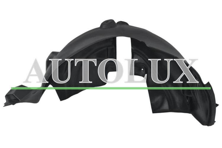 Guardabarros renault captur 2013-2017 trasero izquierdo.  Referencia OE:767491301R