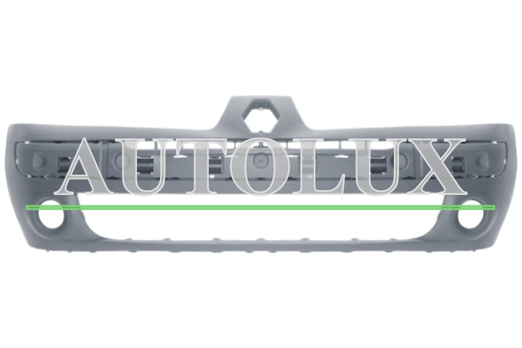 Parachoques renault clio 2004-2006 delantero / imprimado.  Referencia OE:7701475526