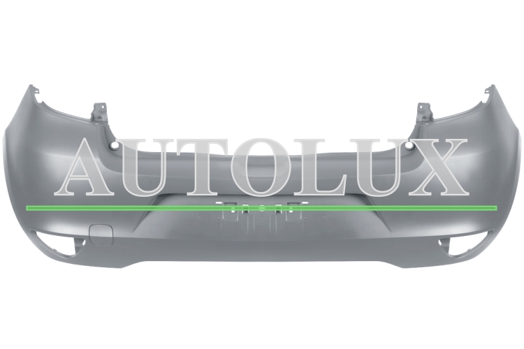 Parachoques renault clio 2009-2013 trasero / imprimado.  Referencia OE:7701479250