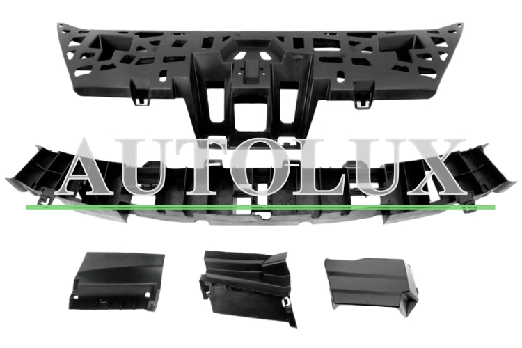 Soportes parachoques renault clio 2009-2013 delantero / kit / 5 piezas.  Referencia OE:620364127R