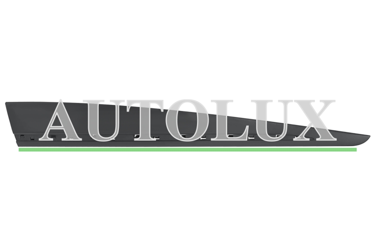 Moldura puerta renault clio 2016-2019 delantera / con agujeros perfil / derecha.  Referencia OE:801861012R