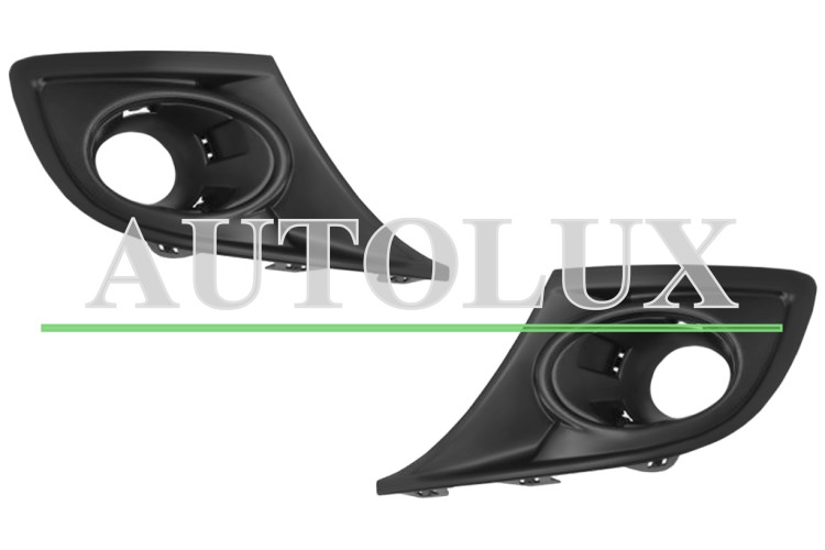 Rejillas renault megane 2012-2014 parachoques delantero / kit / izquierdo+derecho.  Referencia OE:620727820R