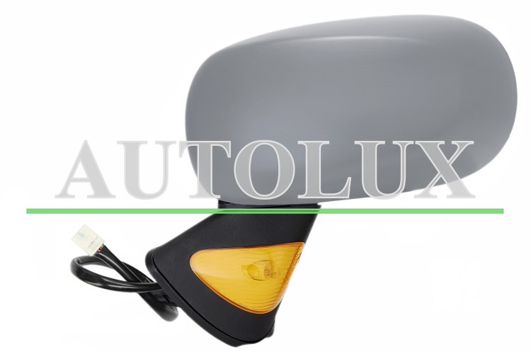 Espejo retrovisor renault modus 2004-2008 electrico / termico / piloto intermitente / abatible electricamente / imprimado / izquierdo.  Referencia OE:7701060075