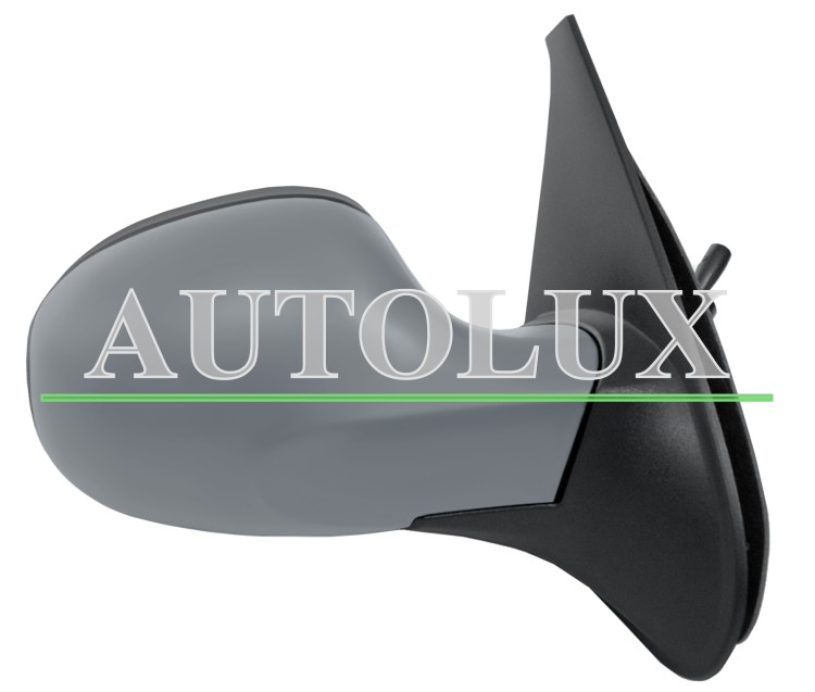 Espejo retrovisor renault clio campus 2006-2009 mecanico / imprimado / derecho.  Referencia OE:963012634R
