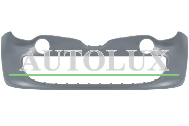 Parachoques renault twingo 2014-2019 delantero / imprimado.  Referencia OE:620222684R