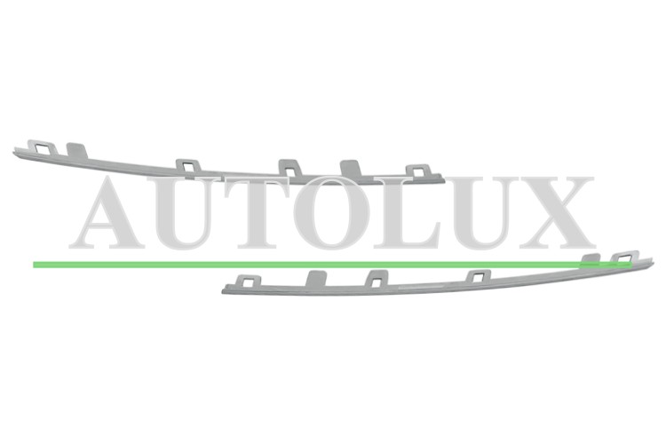 Moldura rejilla renault clio 2023-2026 frente / cromada / kit / izquierda+derecha.  Referencia OE:960102709R