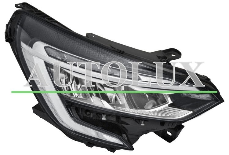 Faro delantero renault clio 2019-2023 full led / led superior / interior cromado / derecho.  Referencia OE:260103814R