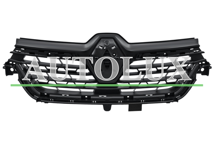 Rejilla renault kangoo 2023-> frente / negro brillante.  Referencia OE:623105549R