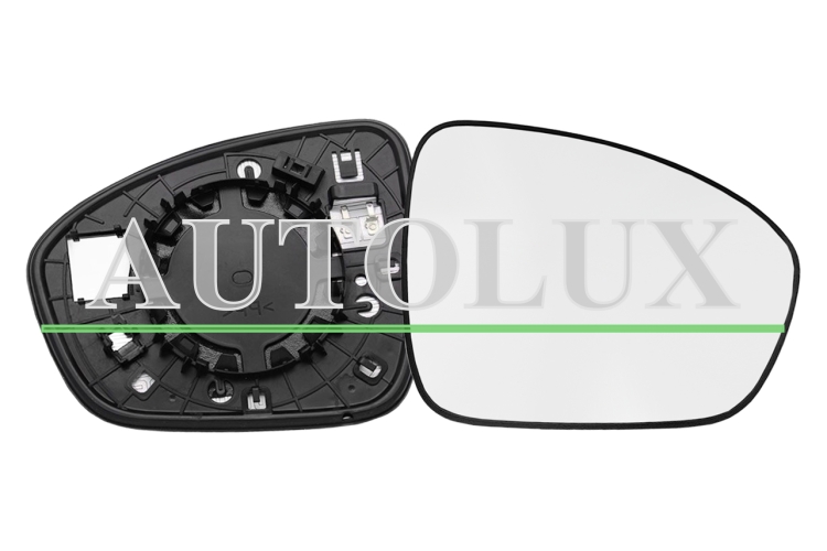 Cristal espejo retrovisor renault arkana 2020-> con soporte / termico / convexo / derecho.  Referencia OE:963653735R