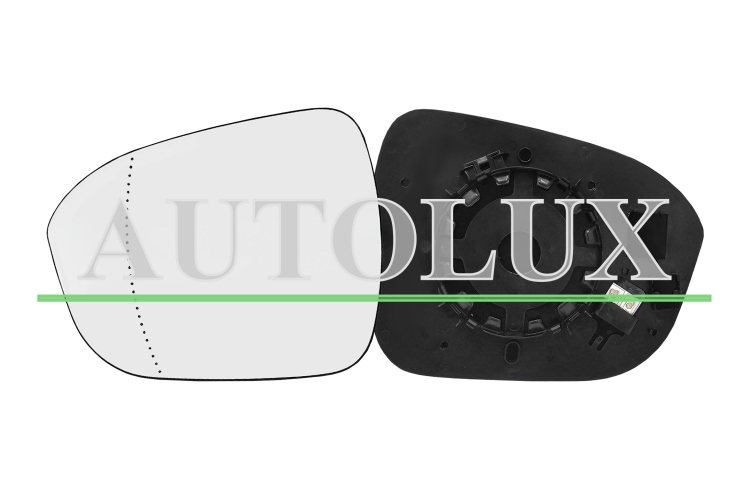 Cristal espejo retrovisor renault austral 2022-> con soporte / termico / asferico / izquierdo.  Referencia OE:963661475R