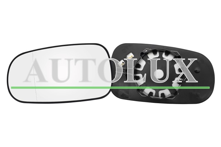 Cristal espejo retrovisor saab 93 2002-2007 con soporte / termico / asferico / izquierdo.  Referencia OE:12795600
