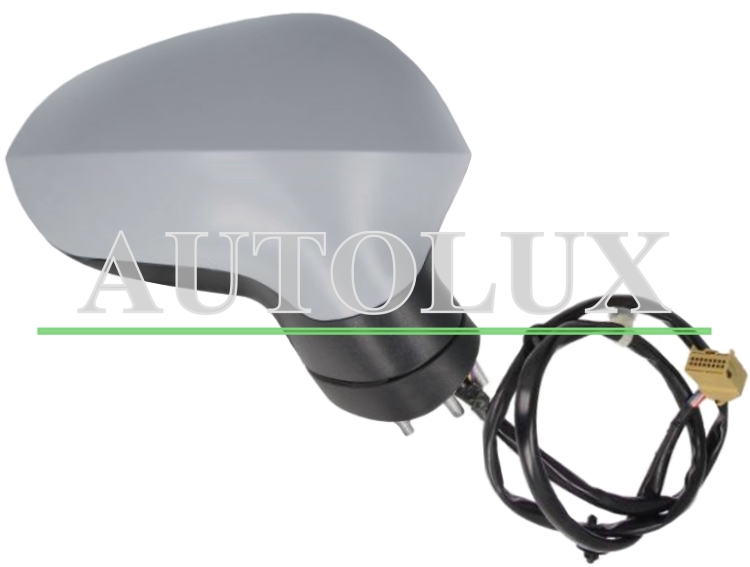 Espejo retrovisor seat exeo 2009-2013 electrico / termico / abatible electricamente / imprimado / derecho.  Referencia OE:3R1857508A9B9