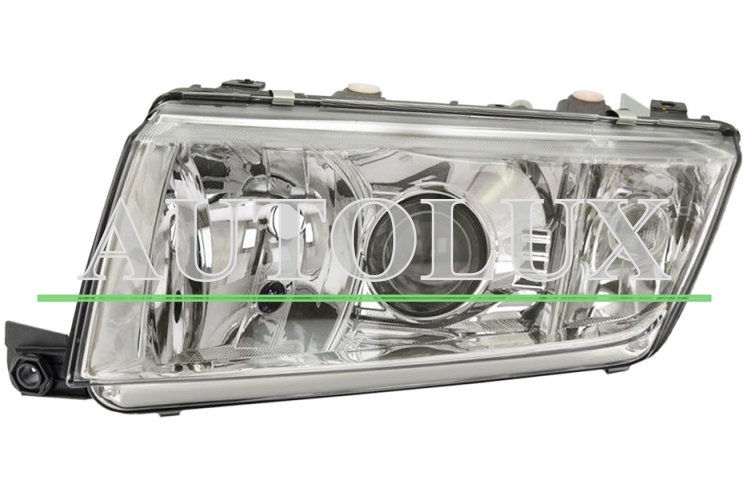 Faro delantero skoda fabia 2004-2007 base cromada / xenon / izquierdo.  Referencia OE:6Y1941015S