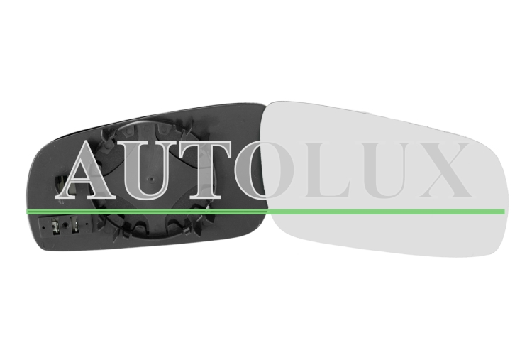 Cristal espejo retrovisor skoda superb 2001-2006 con soporte / termico / convexo / grande / derecho.  Referencia OE:3B1857522