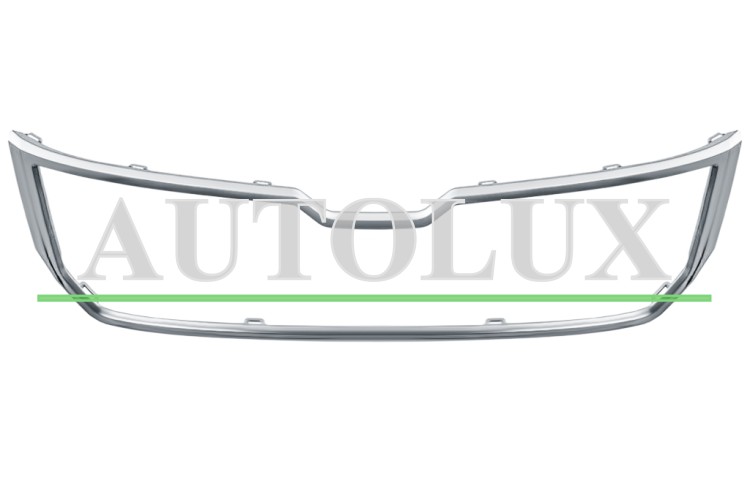 Moldura rejilla skoda kodiaq 2016-2021 frente / cromada.  Referencia OE:5658537612ZZ