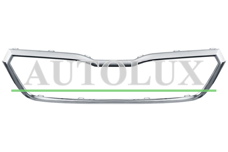 Moldura rejilla skoda scala 2019-> frente / cromada.  Referencia OE:657853761D2ZZ