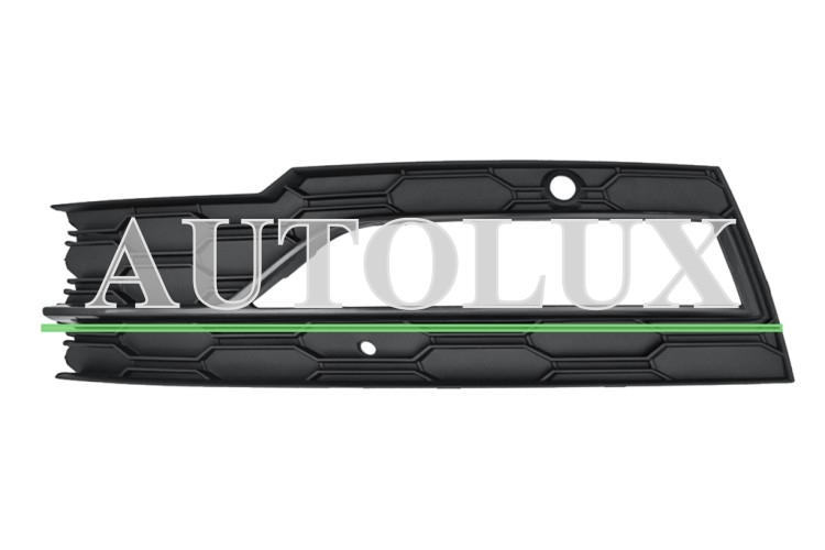 Rejilla skoda octavia 2020-> parachoques delantero / con antiniebla / con sensor / izquierda.  Referencia OE:5E3807070D9B9