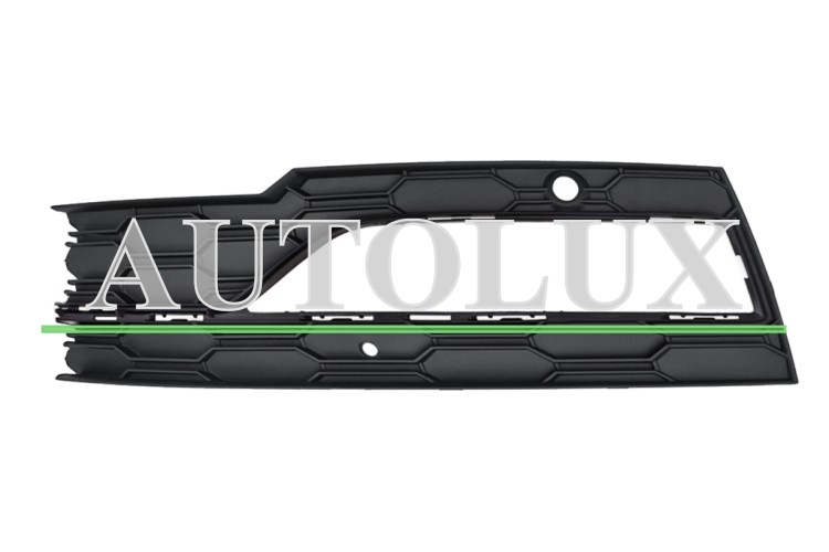 Rejilla skoda octavia 2020-> parachoques delantero / con antiniebla / con sensor / con moldura cromada / izquierda.  Referencia OE:5E3807069ERYP