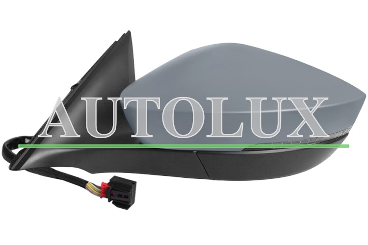 Espejo retrovisor skoda octavia 2020-> electrico / termico / piloto intermitente / abatible electricamente / electrocrómico / imprimado / izquierdo.  Referencia OE:5E4857507B