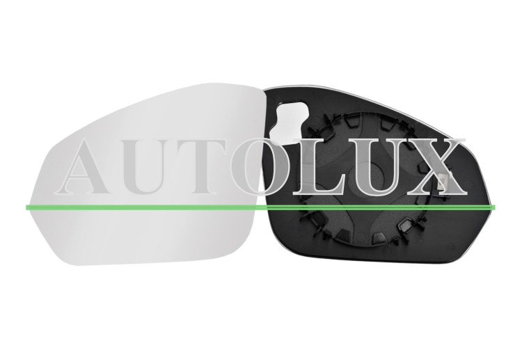 Cristal espejo retrovisor skoda fabia 2021-> con soporte / convexo / izquierdo.  Referencia OE:6VA857521