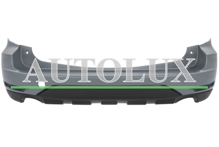 Parachoques subaru forester 2008-2013 trasero / imprimado.  Referencia OE:57704SC010