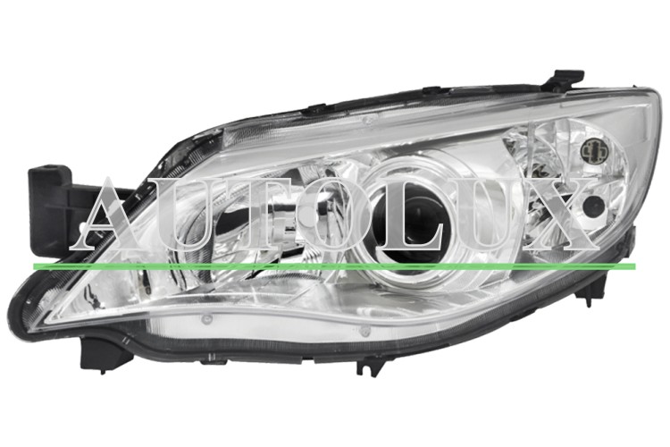 Faro delantero subaru impreza 2007-2011 base cromada / izquierdo.  Referencia OE:84001