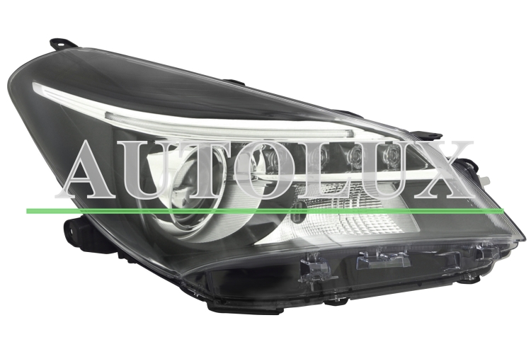 Faro delantero toyota yaris 2014-2017 con lupa / led / derecho.  Referencia OE:811300DA50