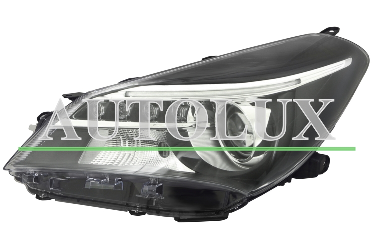 Faro delantero toyota yaris 2014-2017 con lupa / led / izquierdo.  Referencia OE:811700DA50