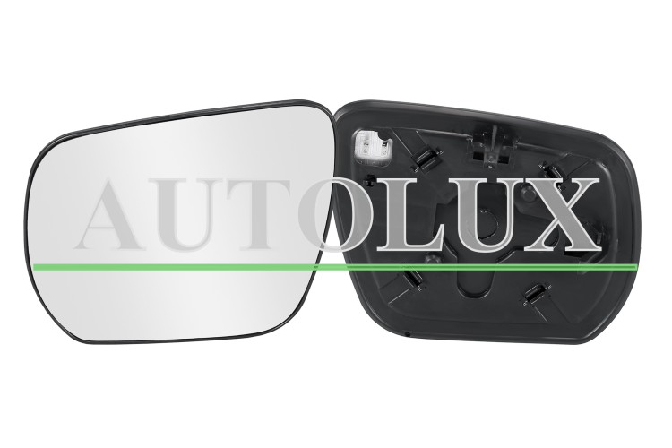 Cristal espejo retrovisor suzuki grand vitara 2005-2008 con soporte / termico / convexo / izquierdo.  Referencia OE:84740
