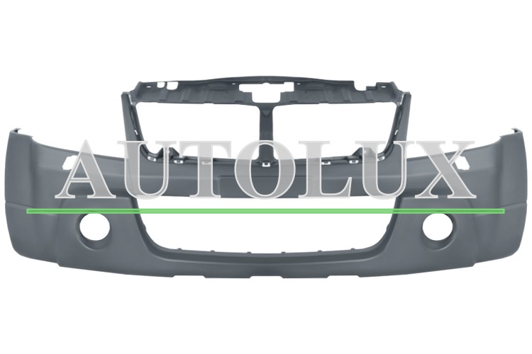 Parachoques suzuki grand vitara 2008-2013 delantero / con antinieblas / con lavafaros / imprimado.  Referencia OE:7171177810T2G
