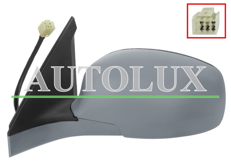 Espejo retrovisor suzuki swift 2005-2007 electrico / termico / imprimado / izquierdo.  Referencia OE:84702