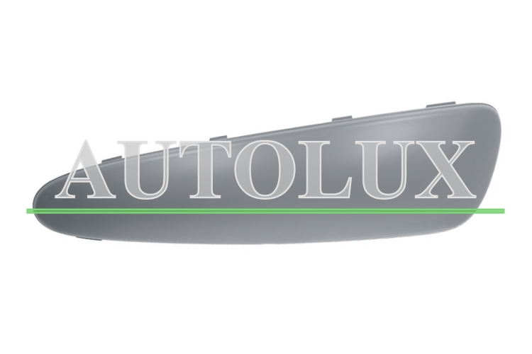 Moldura toyota aygo 2005-2009 parachoques delantero / imprimada / izquierda.  Referencia OE:527130H901