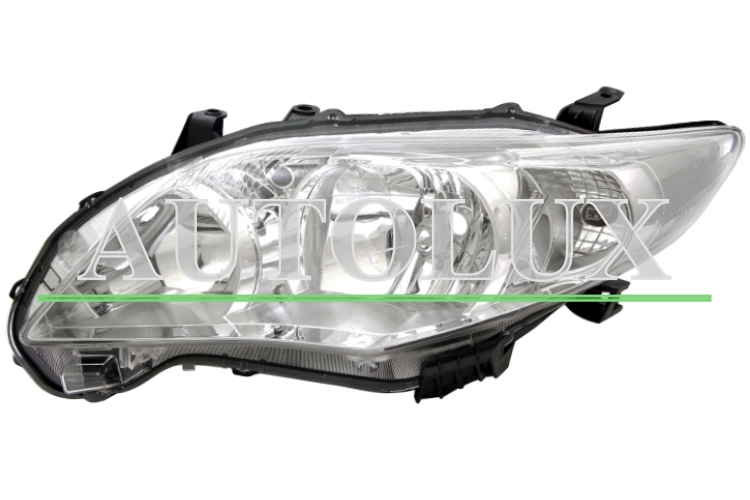 Faro delantero toyota corolla 2010-2013 4 puertas / hb4+hb3 / izquierdo.  Referencia OE:8117012A60