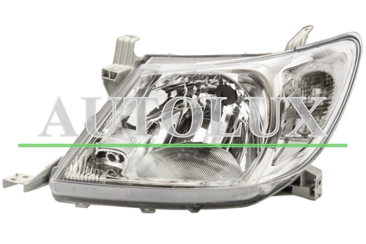 Faro delantero toyota hilux 2008-2011 con motor / izquierdo.  Referencia OE:811700K190