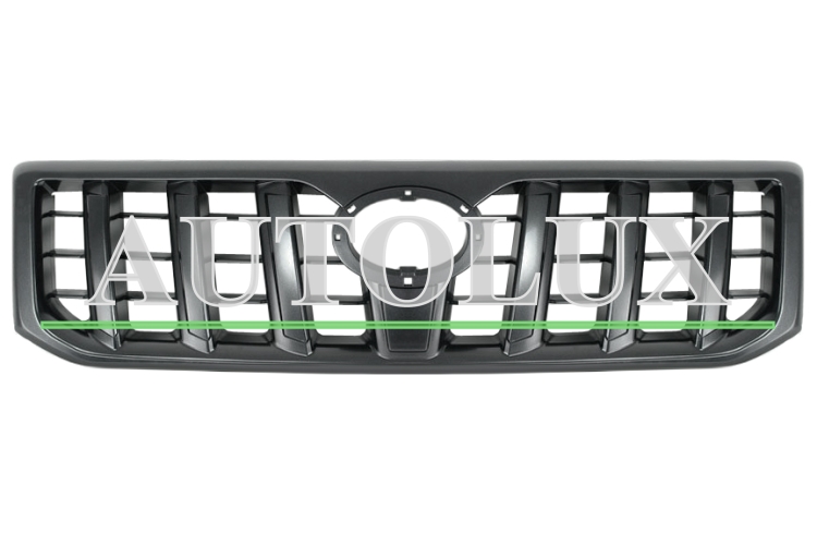 Rejilla toyota land cruiser prado fj120 2003-2009 frente / plateada / negra.  Referencia OE:5310160412
