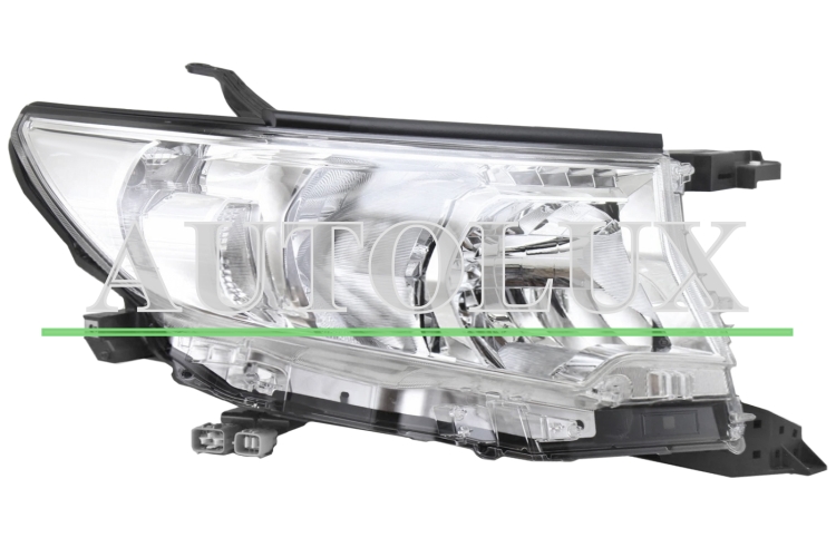 Faro delantero toyota land cruiser prado fj150 2018-2023 base cromada / derecho.  Referencia OE:81130