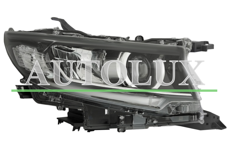 Faro delantero toyota land cruiser prado fj150 2018-2023 base negra / full led / derecho.  Referencia OE:81145