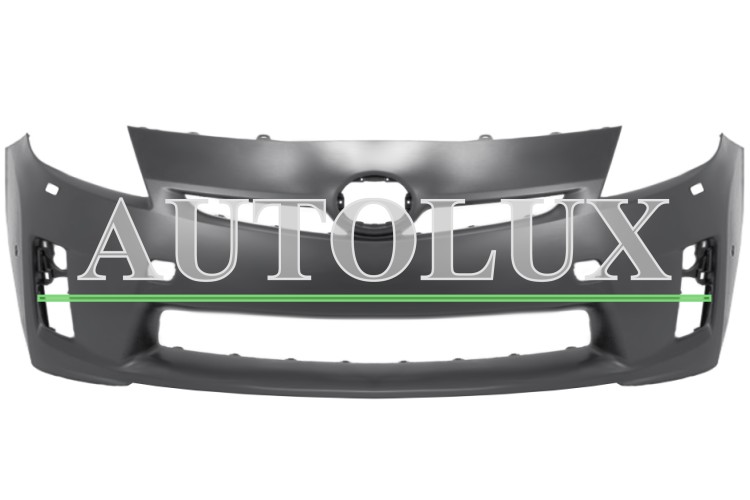 Parachoques toyota prius 2009-2012 delantero / con lavafaros / con sensor.  Referencia OE:5211947916