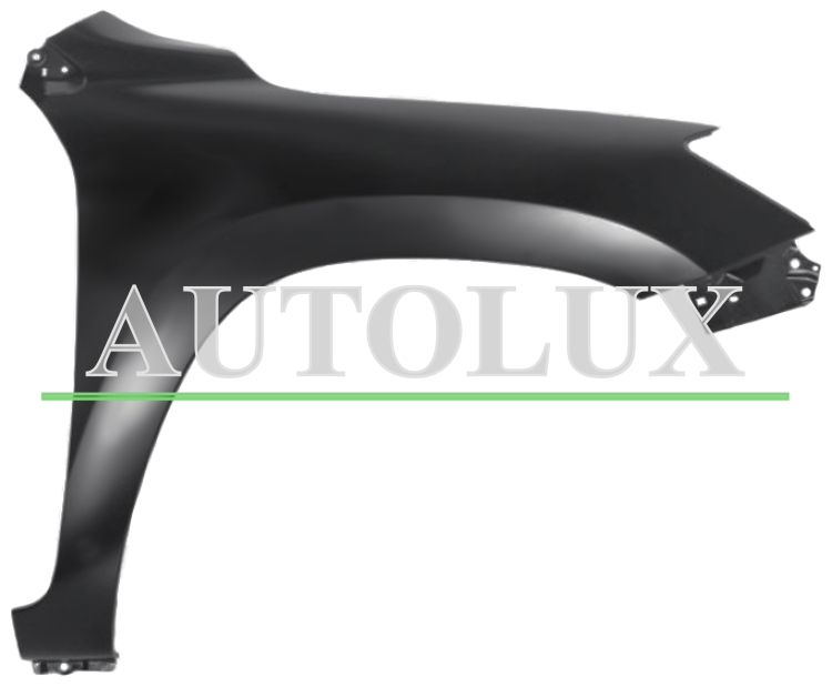 Aleta toyota rav4 2009-2010 delantera / sin piloto / sin moldura / derecha.  Referencia OE:5381142270