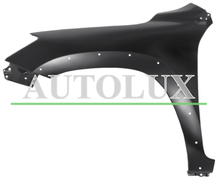 Aleta toyota rav4 2009-2010 delantera / sin piloto / con moldura / izquierda.  Referencia OE:5381242250