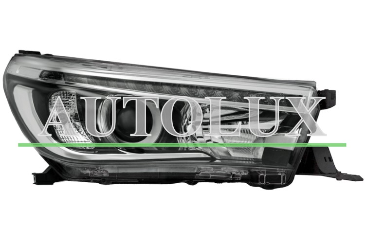 Faro delantero TOYOTA Hilux 2016-2021 derecho - Ref. OE: 811400K710 Faro delantero toyota hilux 2016-2021 base negra / derecho.  Referencia OE:811400K710