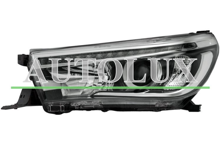 Faro delantero TOYOTA Hilux 2016-2021 izquierdo - Ref. OE: 810700K710 Faro delantero toyota hilux 2016-2021 base negra / izquierdo.  Referencia OE:810700K710
