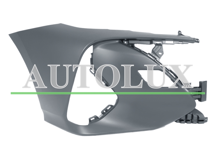 Parachoques toyota prius plug-in 2016-2019 delantero / imprimado / derecho.  Referencia OE:5211247901