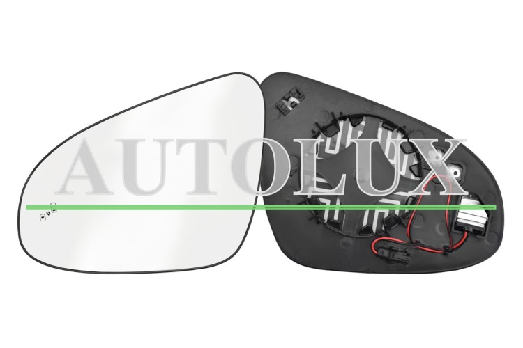 Cristal espejo retrovisor toyota c-hr 2016-2020 con soporte / termico / side assist / convexo / izquierdo.  Referencia OE:87961F4030