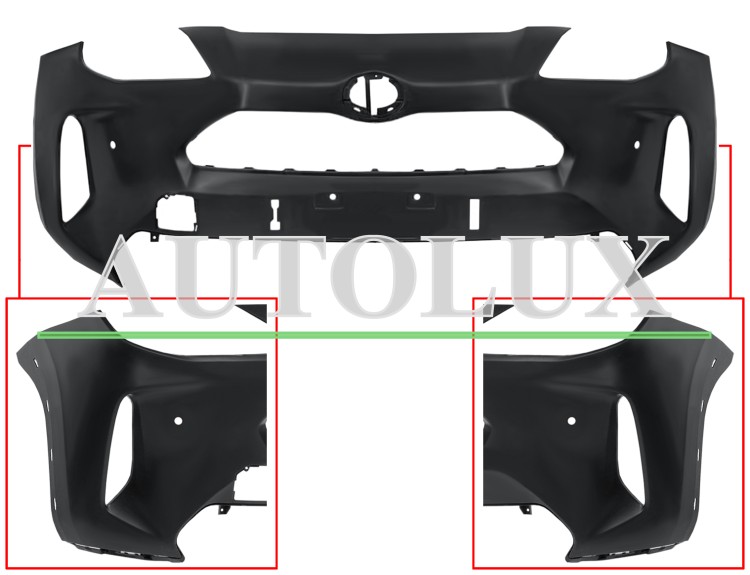 Parachoques TOYOTA Yaris cross 2020-> delantero - Ref. OE: 52119YP955 Parachoques toyota yaris cross 2020-> delantero / con 2 sensor.  Referencia OE:52119YP955