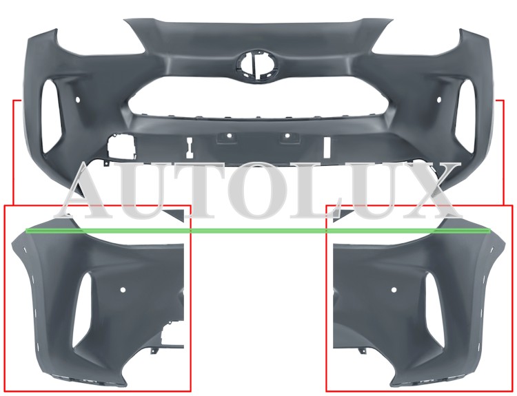Parachoques TOYOTA Yaris cross 2020-> delantero - Ref. OE: 52119YP955 Parachoques toyota yaris cross 2020-> delantero / con 2 sensor / imprimado.  Referencia OE:52119YP955