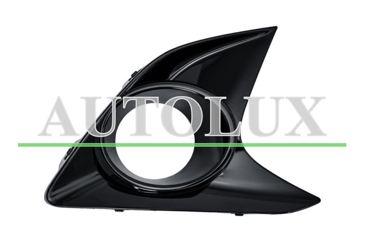 Rejilla toyota aygo x 2022-2025 parachoques delantero / negra brillante / con antiniebla / derecha.  Referencia OE:531230H021
