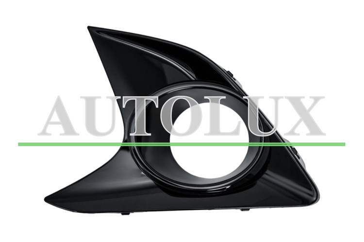 Rejilla toyota aygo x 2022-2025 parachoques delantero / negra brillante / con antiniebla / izquierda.  Referencia OE:531240H021