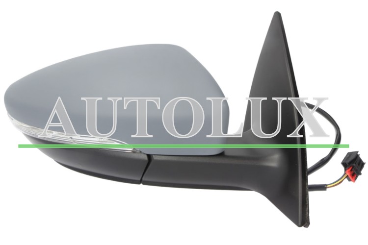 Espejo retrovisor volkswagen eos 2010-2015 electrico / termico / piloto intermitente / luz cortesia / abatible electricamente / imprimado / derecho